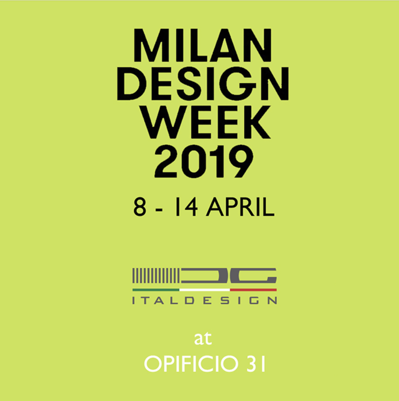 milan design week poster